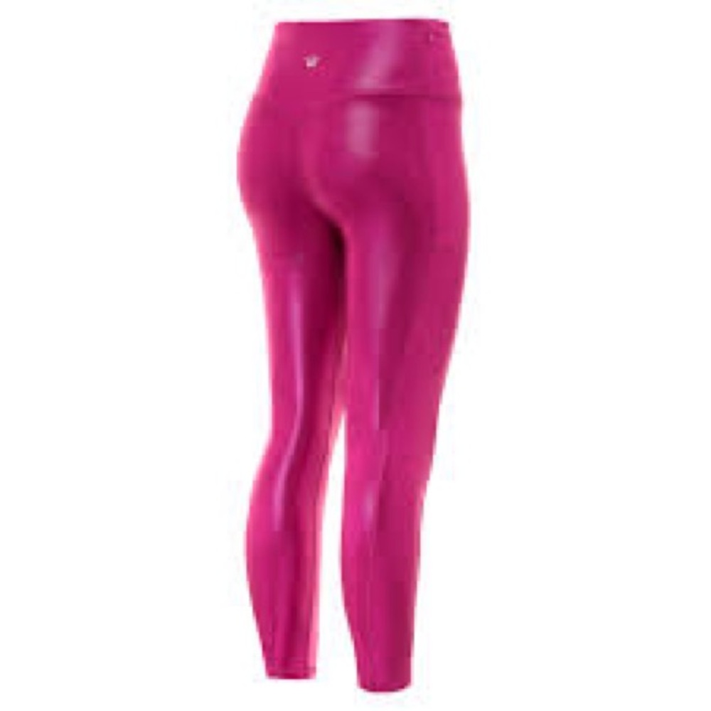 RARE Koral Lustrous Fuchsia Activewear Capri Leggings S